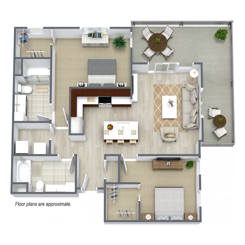 Apartment Floor Plan C4