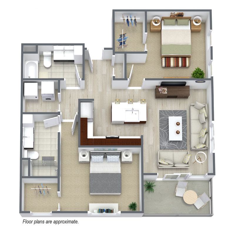 Apartment Floor Plan C6